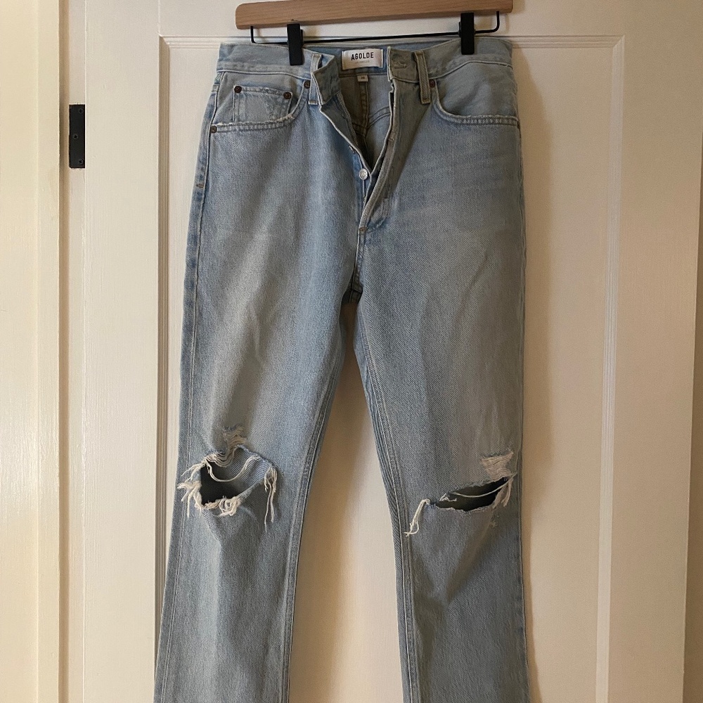 Agolde Riley size 38 crop jeans